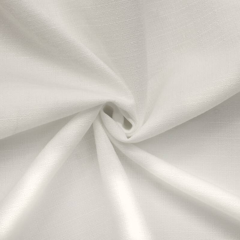Mulberry Light Filtering Raw Silk Dual Header Curtain Panel by Habitat