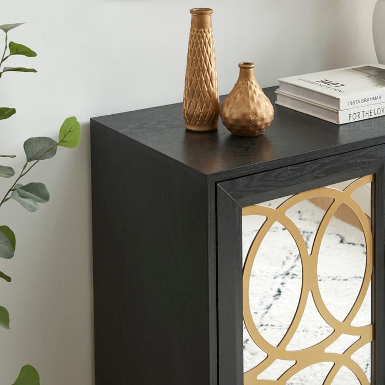 Wood Accent Cabinet 31.1'' H X 32.3'' W