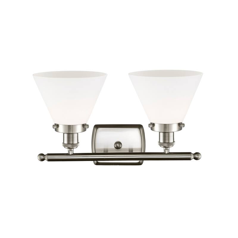 Innovations Lighting Large Cone 2 Light 16" Wide Vanity Light