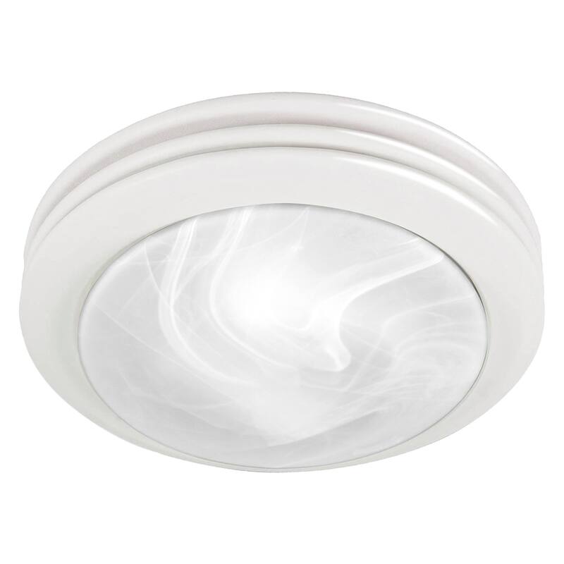 Exhaust Fan, Ultra Quiet 80 CFM 1.5 Sones Ventilation Exhaust Bathroom Fan with Light, 3 CCT LED Light, 3 Years Warranty - Satin White