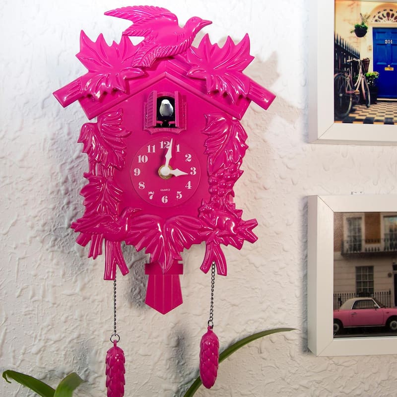 Walplus Pink Cuckoo Clock DIY Art Home Decoration Home Decor Idea