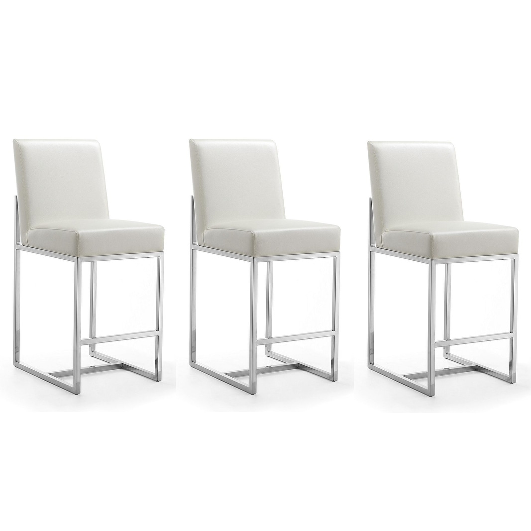 Stainless steel store counter height stools