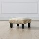 preview thumbnail 47 of 130, The Curated Nomad Performance Fabric Stardust Square Upholstered Footstool Ottoman
