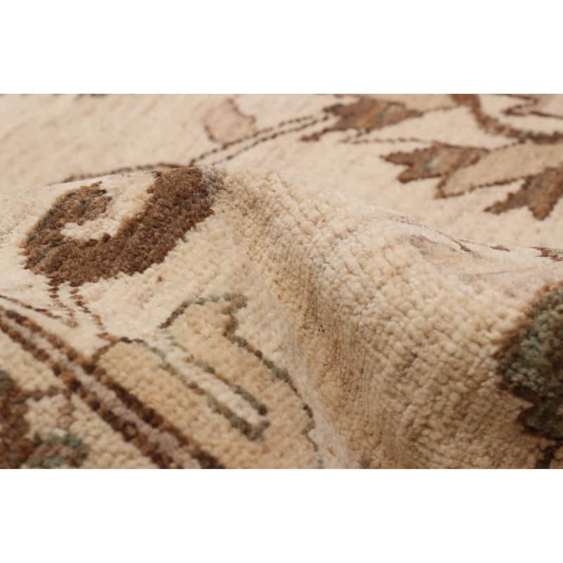 ECARPETGALLERY Hand-knotted Chobi Finest Cream Wool Rug - 5'11 x 8'9
