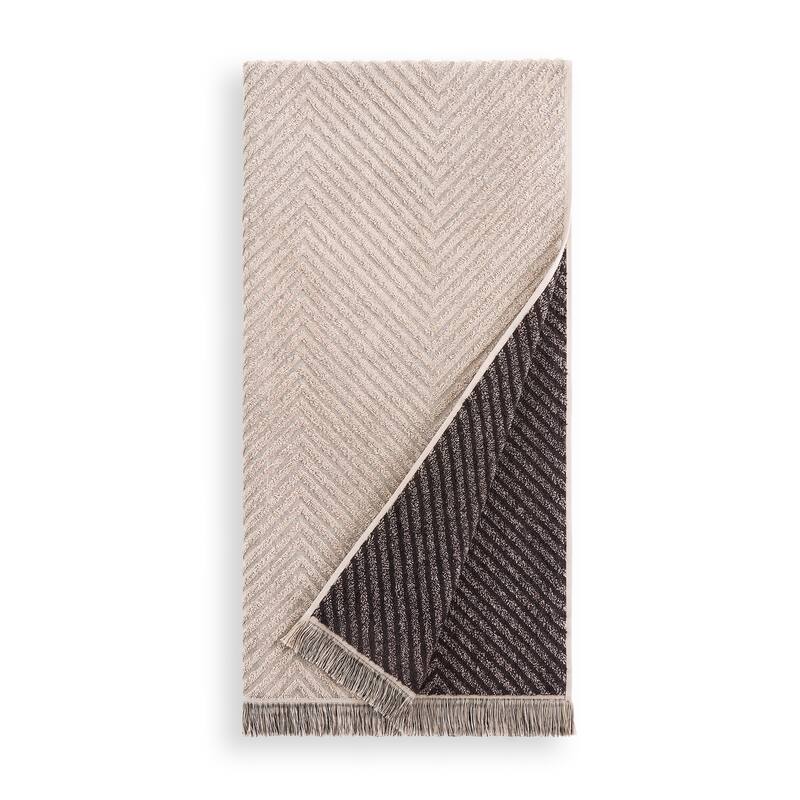 DKNY PURE Herringbone 4-piece Bath and Hand Towel Set