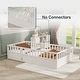 preview thumbnail 3 of 15, Twin Size Floor Bed with Super High Security Barrier