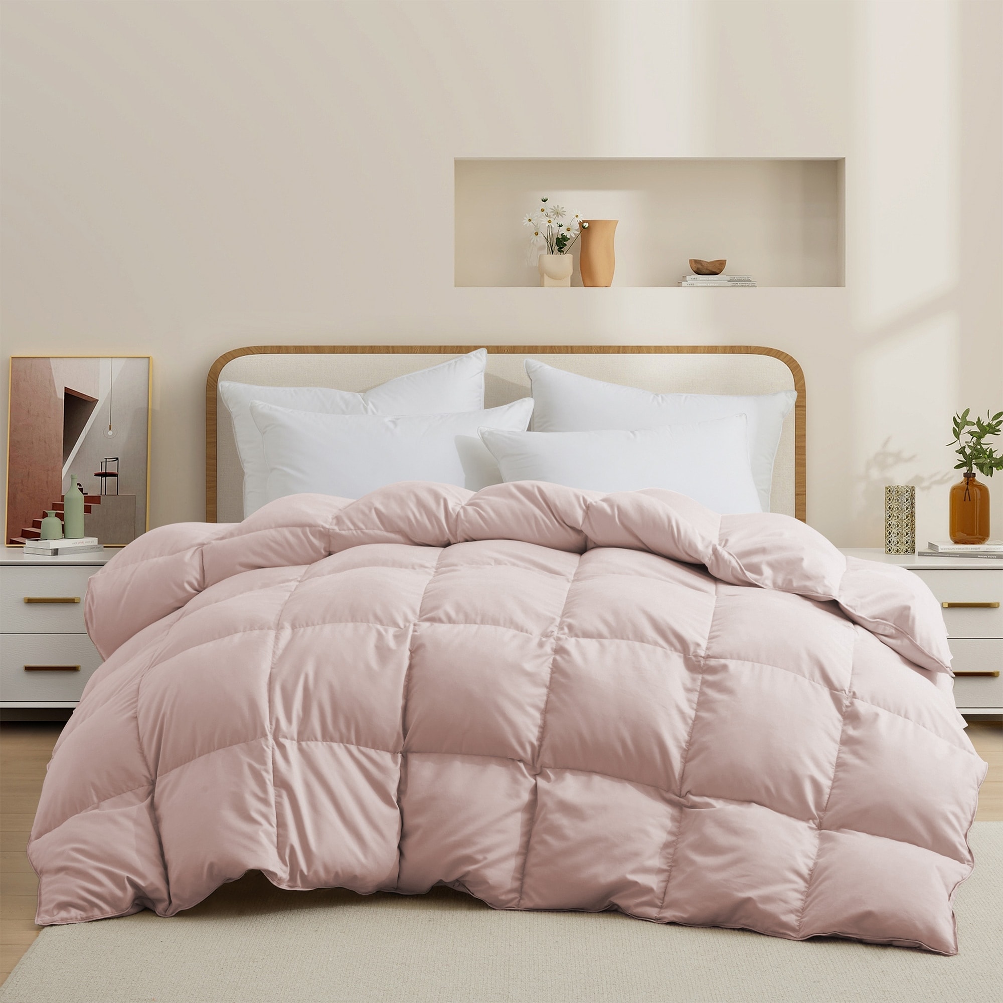 Feather comforter bed 2025 bath and beyond