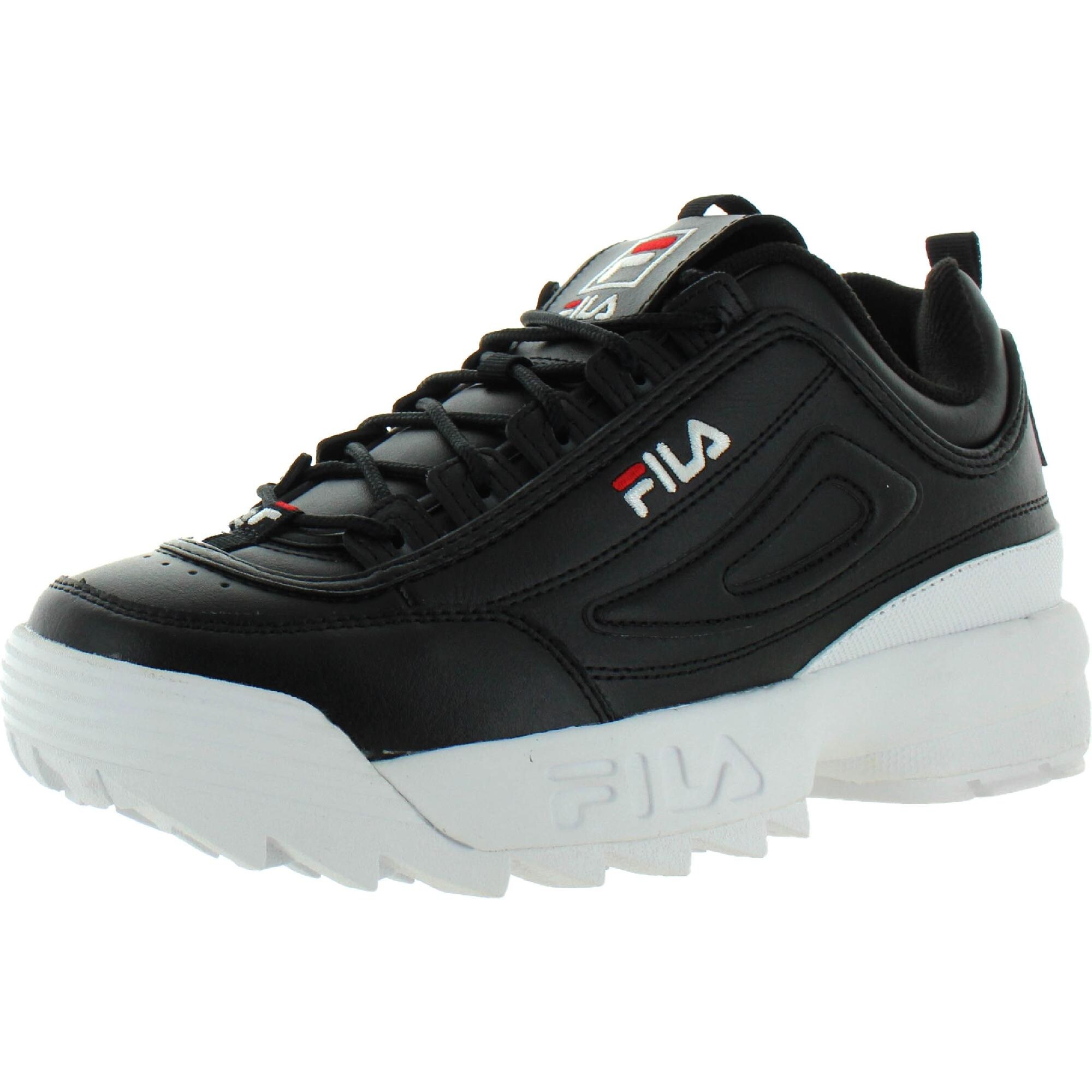 fila disruptor mens black