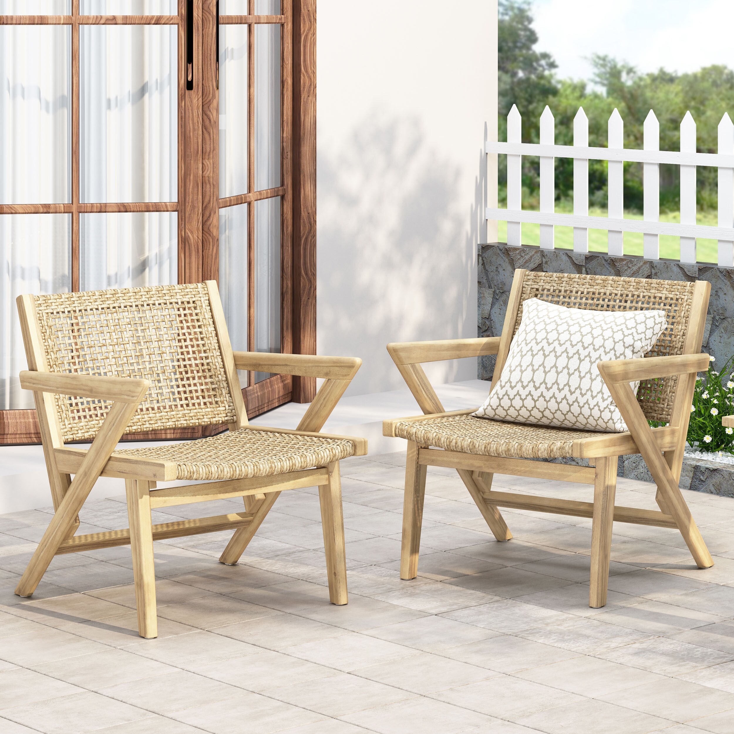 Christopher knight online outdoor wicker chairs