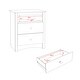 preview thumbnail 3 of 15, Prepac Fremont 2 Drawer Nightstand: Elegant Bedroom Furniture, Bedside Table with Open Shelf, Espresso