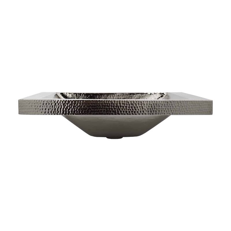 Hana Hand Hammered Copper Drop-in Bathroom Sink