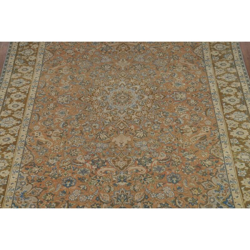 Traditional Floral Najafabad Persian Area Rug Handmade Wool Carpet - 8'1" x 11'8"