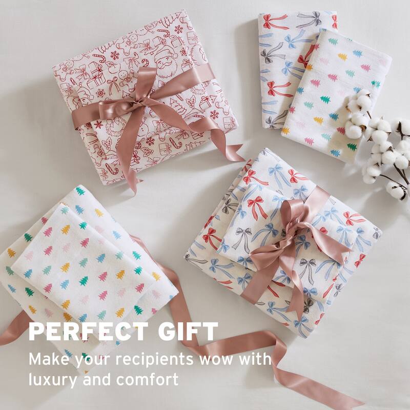 Intelligent Design Cozy Soft Cotton Flannel Printed Sheet Set