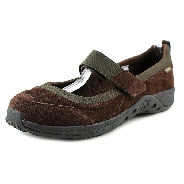 Merrell Jungle Moc Sport MJ Women Round Toe Suede Brown Walking Shoe