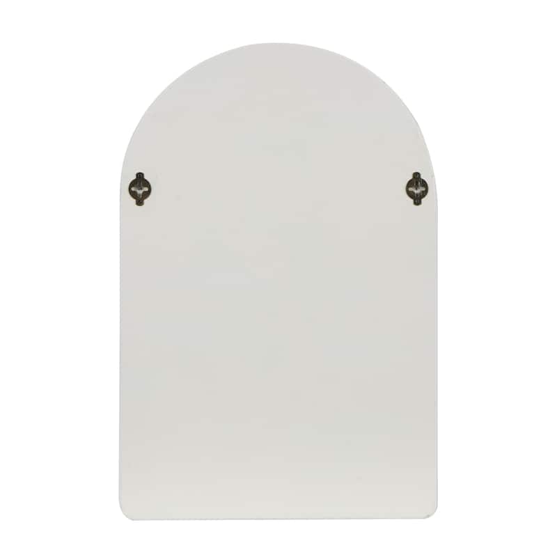 Wooden Geometric Arched 4 Shelf Room Wall Shelf with Varying Block Shapes - Cream or Black - Roche River Decor