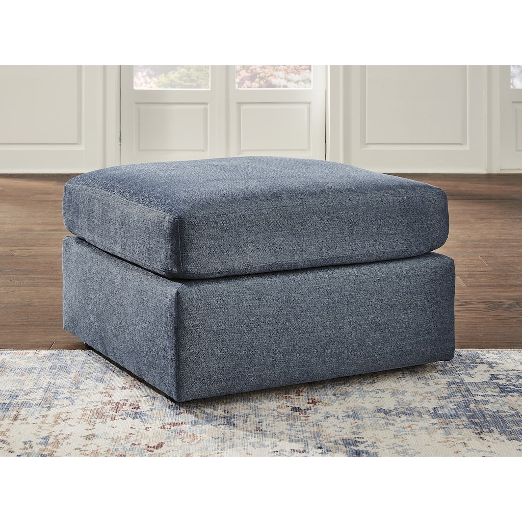Signature Design by Ashley Modmax Blue Oversized Accent Ottoman