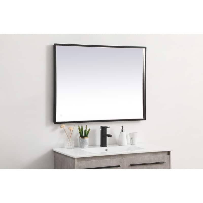 Indigo Home 27x36 inch LED mirror with adjustable color temperature