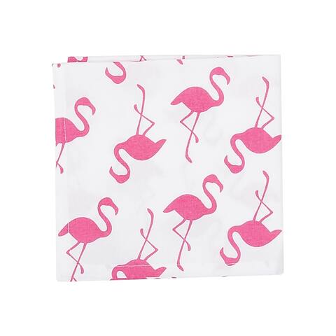 Beachy Flamingo Cotton Napkin Set of 6 - Napkin Set of 6