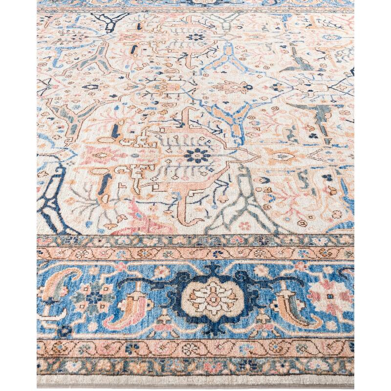 Serapi One-of-a-Kind Hand-Knotted Area Rug - Ivory - 8' 9" x 11' 10"