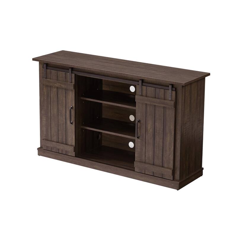 Bli 54-inch Sliding Barn Door TV Stand - 60 Inch