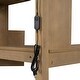 preview thumbnail 22 of 26, Solid Wood Loft Bed with Built-in Desk and LED, Twin Size Frame with Storage Shelves, Cabinets & Storage Staircase for Kids