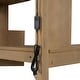 preview thumbnail 13 of 12, Wood Twin Size Loft Bed with Built-in Desk, LED, Storage Shelves, Cabinets, and Staircase