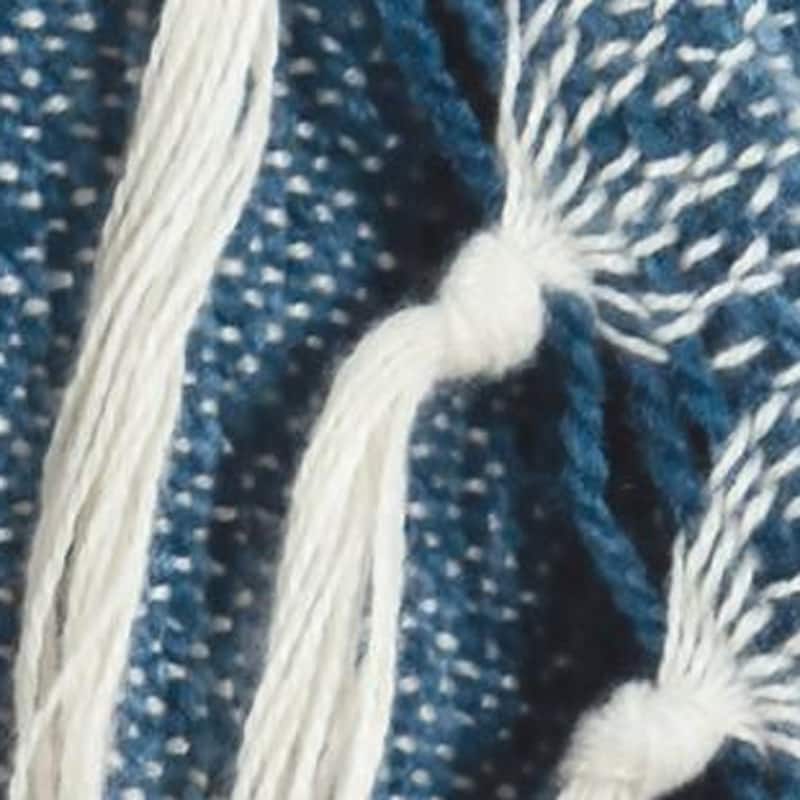 HomeRoots Blue Woven 100% Poly Pet Throw Blanket