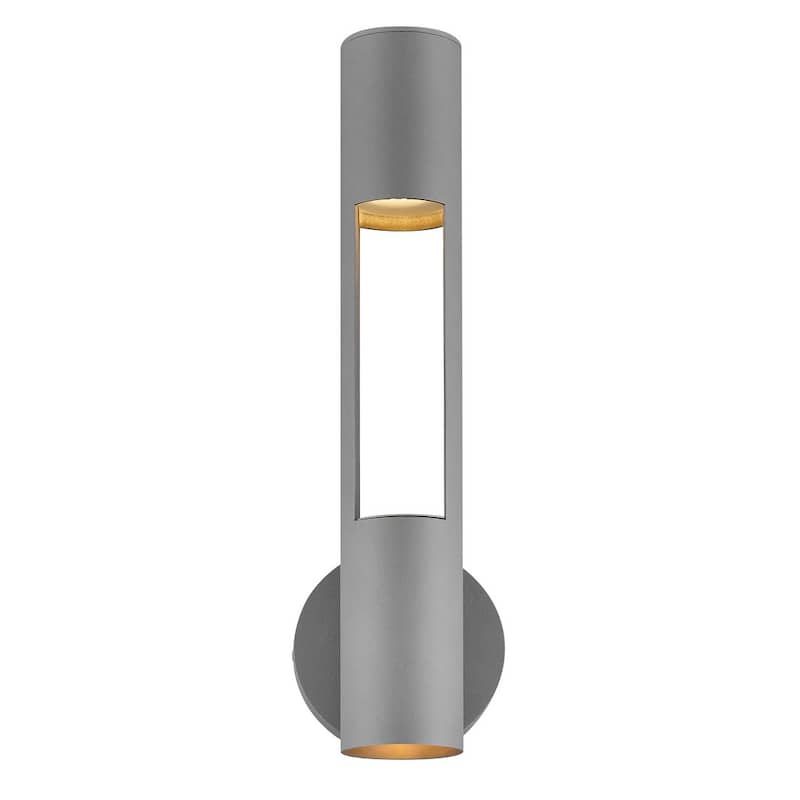 Hinkley Lighting Oslo 2 Light 18" Tall LED Outdoor Wall Sconce - Textured Graphite