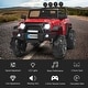 preview thumbnail 3 of 21, Costway 12V Kids Ride On Truck RC Car w/ LED Lights Music Trunk