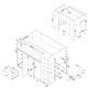 preview thumbnail 5 of 4, South Shore Tiara Space Saver Solution Loft Bed-2 Baskets Included