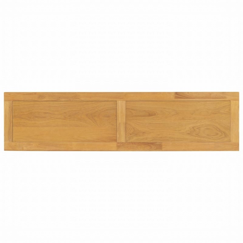 Vintage 63" Long Console Table with Bottom Shelf and Solid Wood Legs for Entryway and Hallway Decor