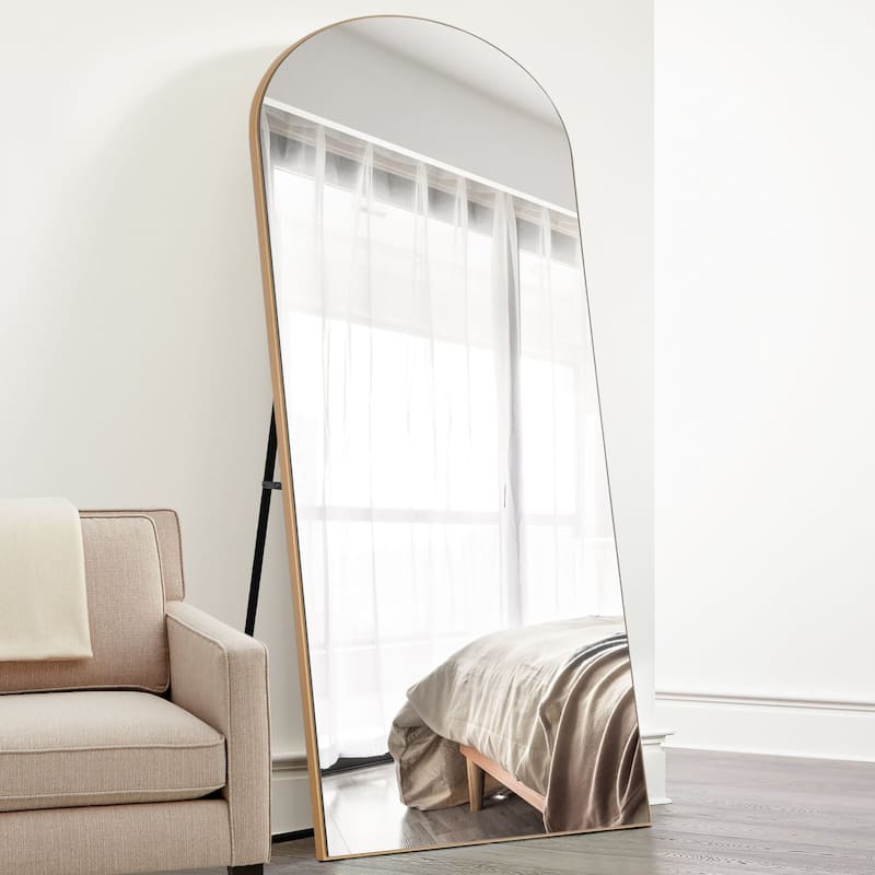 Full-length Floor Arched Mirror