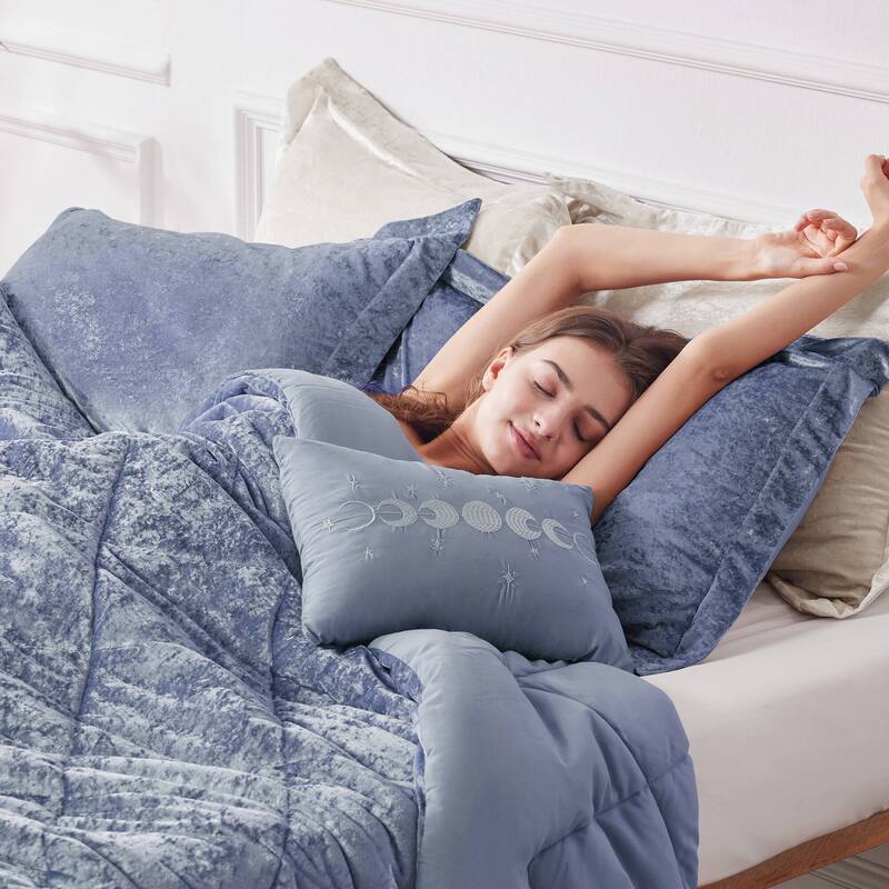 Intelligent Design Isabel Velvet Comforter Set