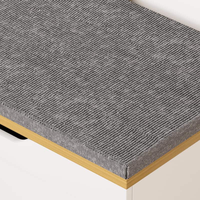 3-Piece L Shaped Corner Bench Set with Hidden Storage, 63" Kitchen Nook Seating, Wood Entryway Shoe Bench with Flip-Top