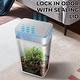 preview thumbnail 37 of 40, 2.6 Gallon Slim Plastic Trash Can with Press Top Lid