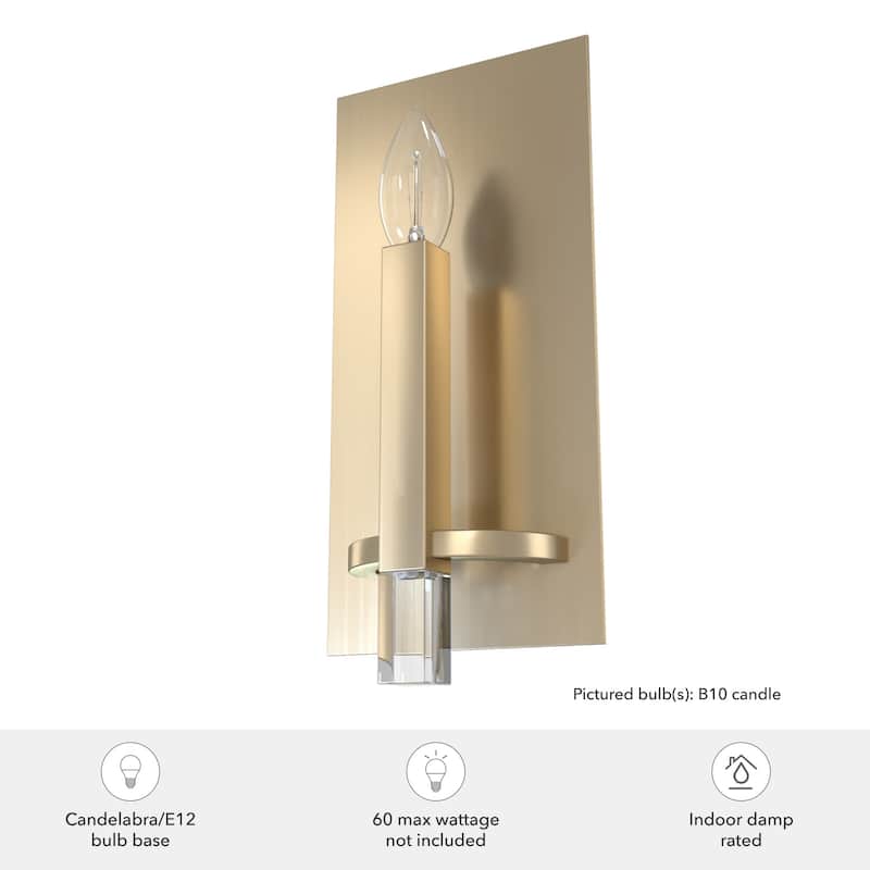 Hunter Sunjai 1-Light Wall Sconce - Candle, Contemporary, Damp Rated!
