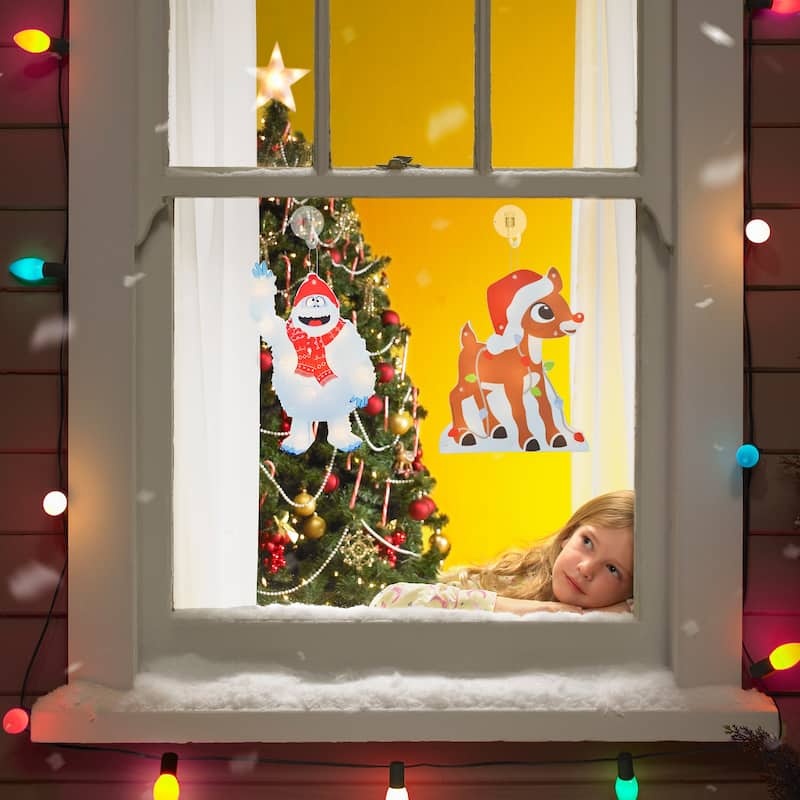 12" Rudolph Window Décor