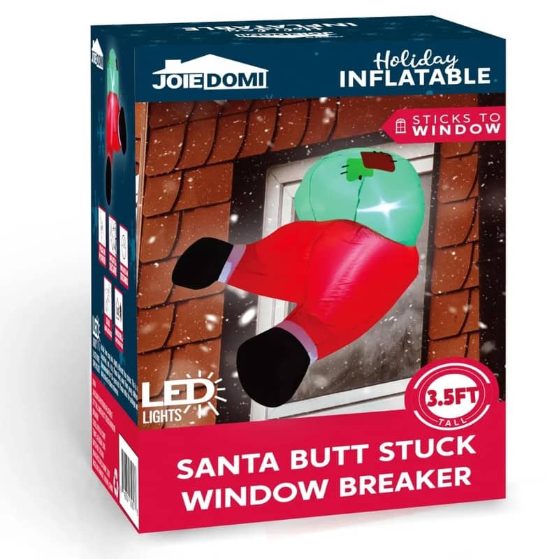 Santa Butt Stuck Inflatable