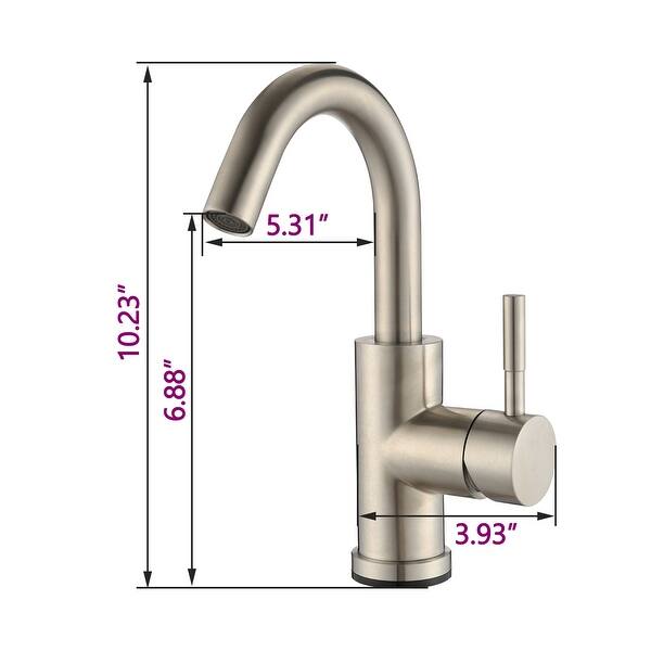 Touch Bathroom Vanity Sink Faucet with Single Handle - Bed Bath ...