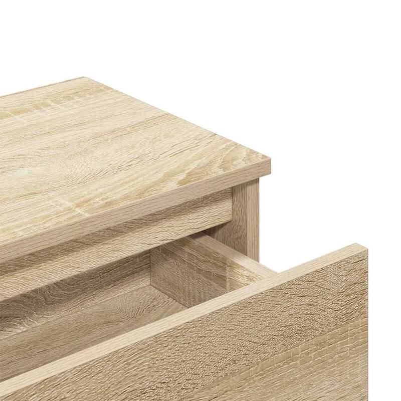 vidaXL Bedside Cabinet Engineered wood