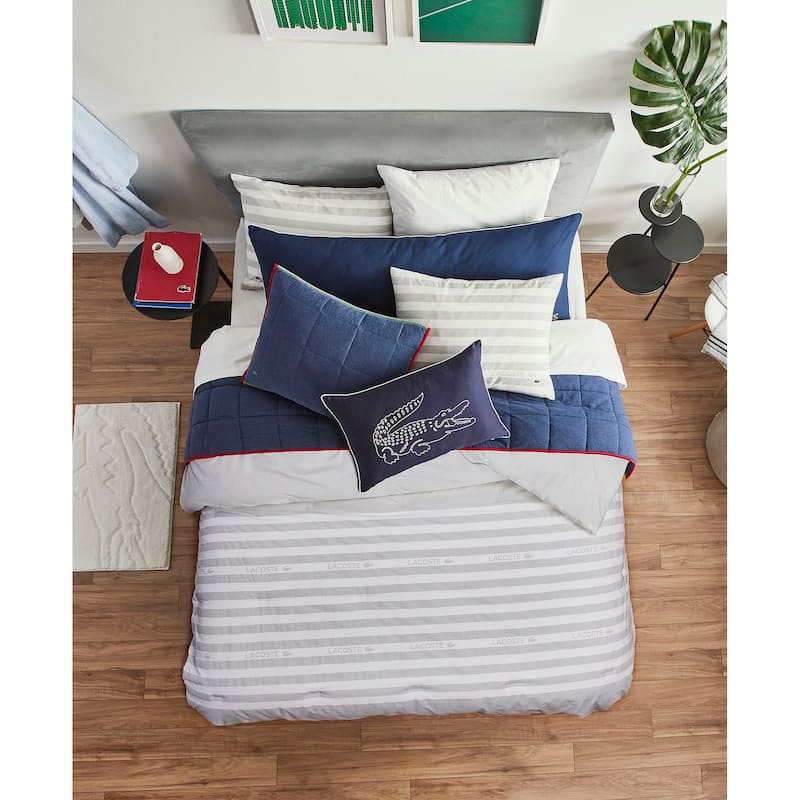 Lacoste Court Stripe Comforter Set