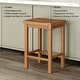 preview thumbnail 44 of 65, Now Furniture Solid Wood Backless Saddle Seat Counter Height Stool