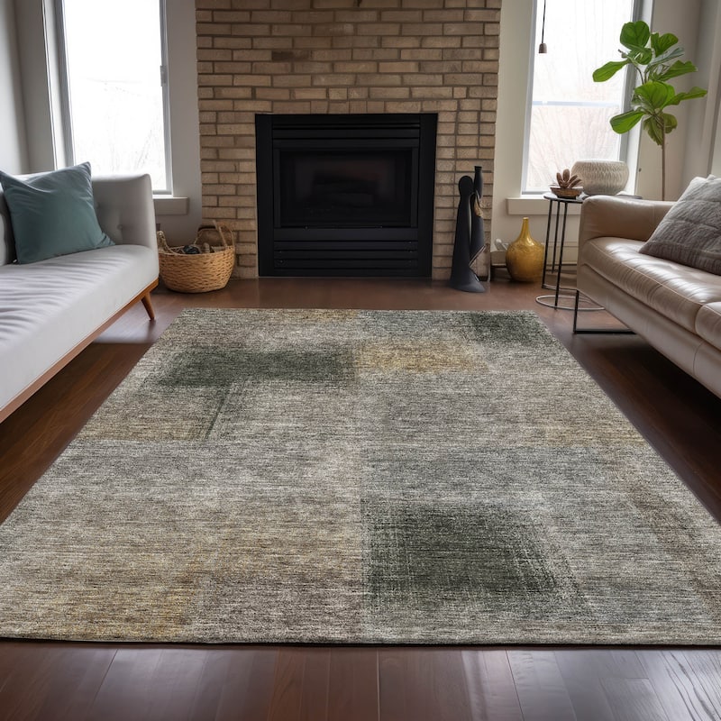 Machine Washable Indoor/ Outdoor Chantille Ombre Rug