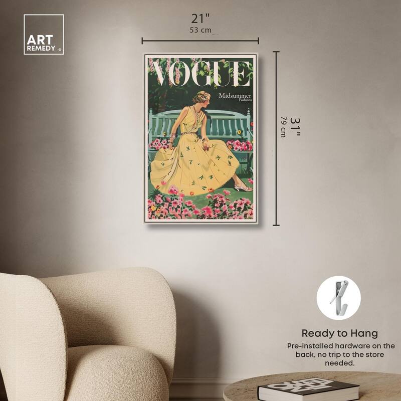Midsummer Fashion Cover Canvas by Art Remedy