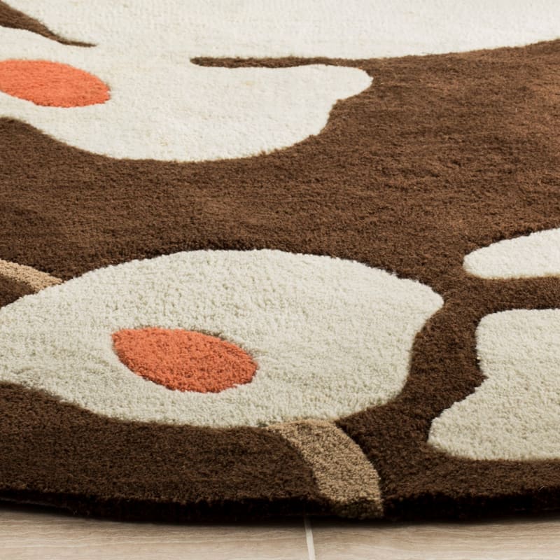 SAFAVIEH Handmade Modern Art Neguta Modern Polyester Rug
