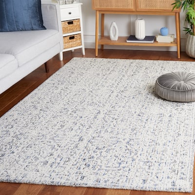 SAFAVIEH Handmade Ebony Cristea Modern Wool Rug