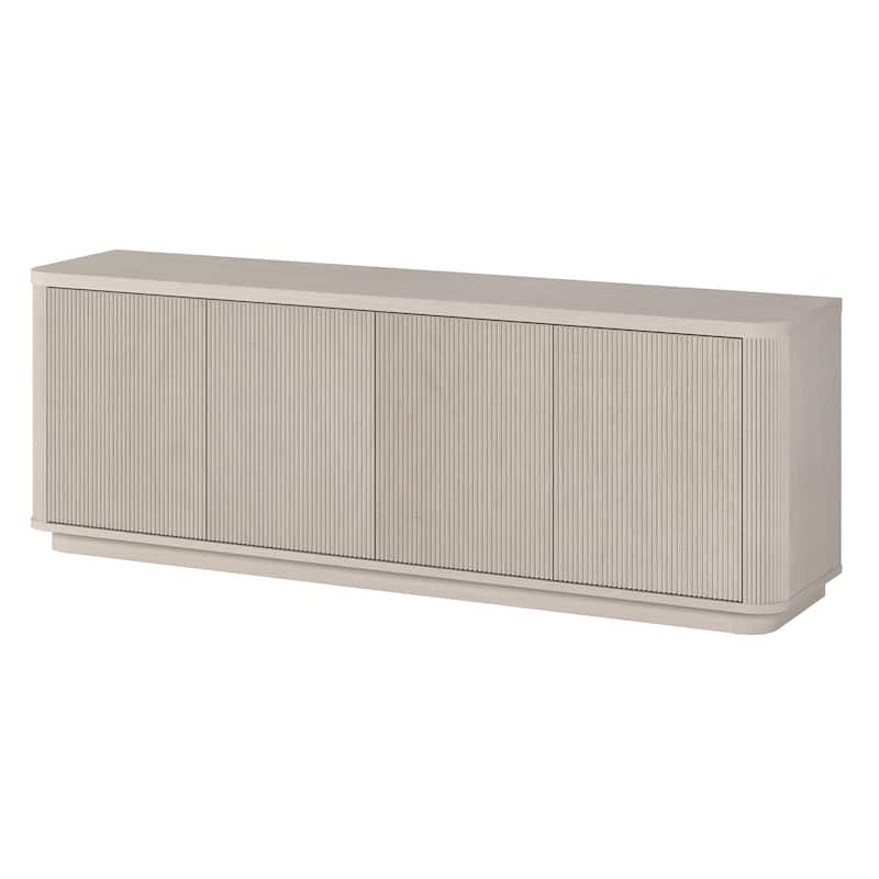 Easton Rectangular Fluted TV Stand for TV's up to 75" - 68" Wide