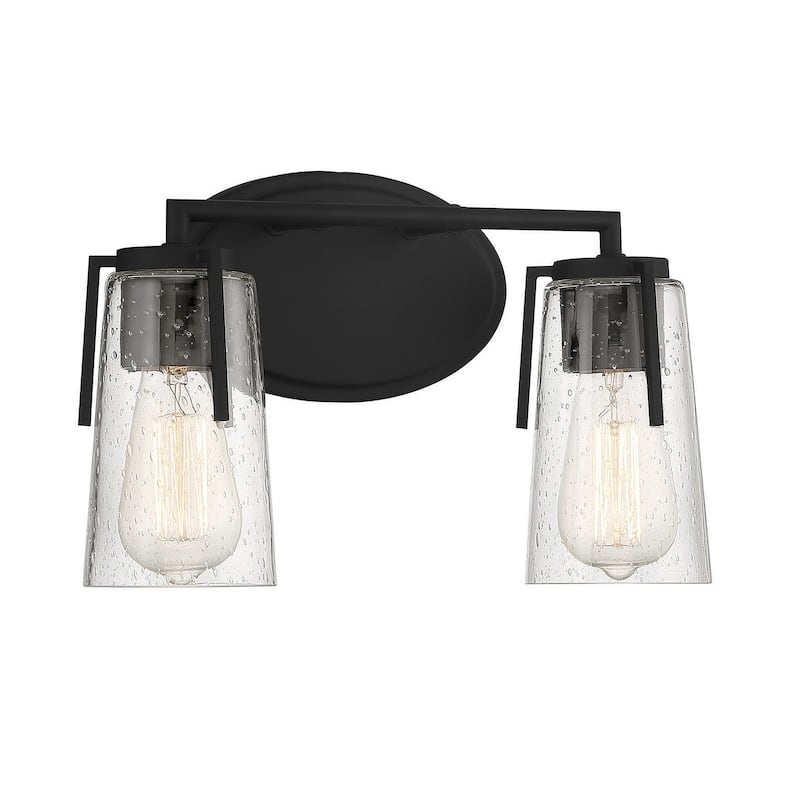 Savoy House Sacremento 2 Light 14" Wide Bathroom Vanity Light