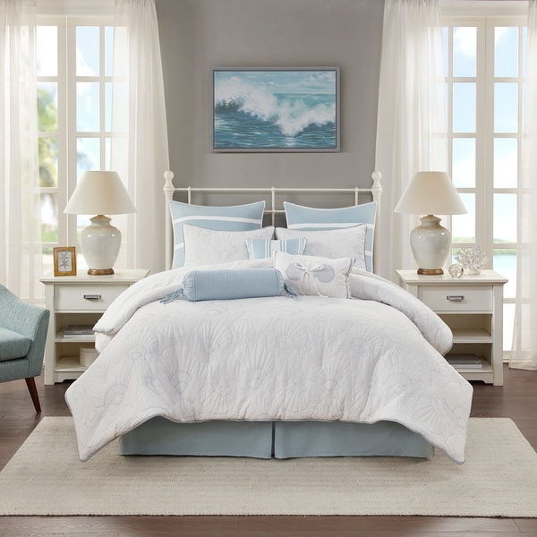 Beach comforter store set queen