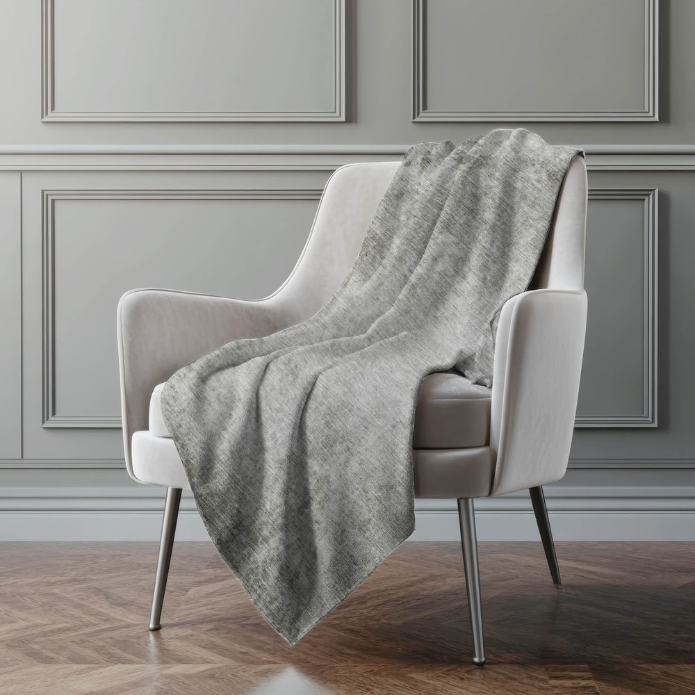 Premium Machine Washable Abstract Ombre Sherpa Throw Blanket